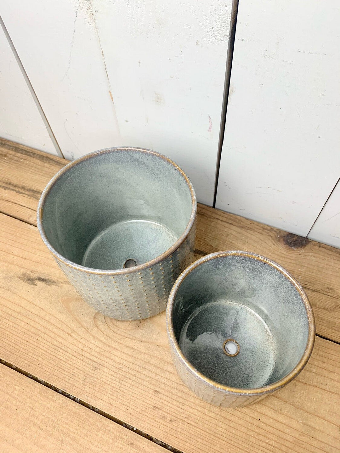 Blue/Grey Ceramic Pots