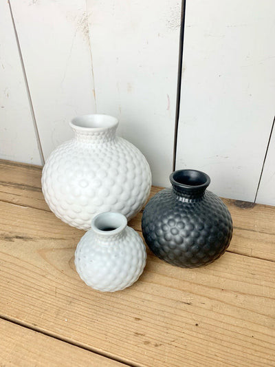 Textured Neutral Bottle Vases