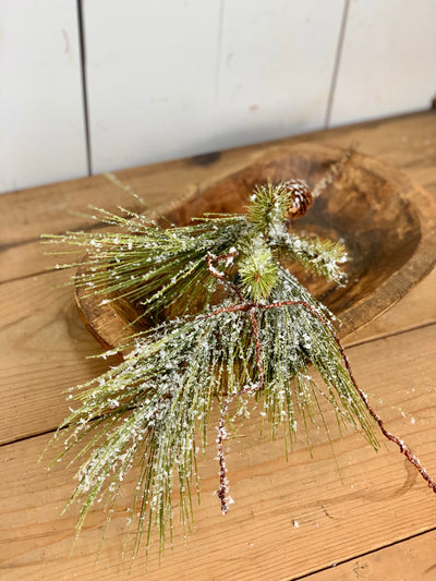 Iced Long Needle Mixed Pine Stem