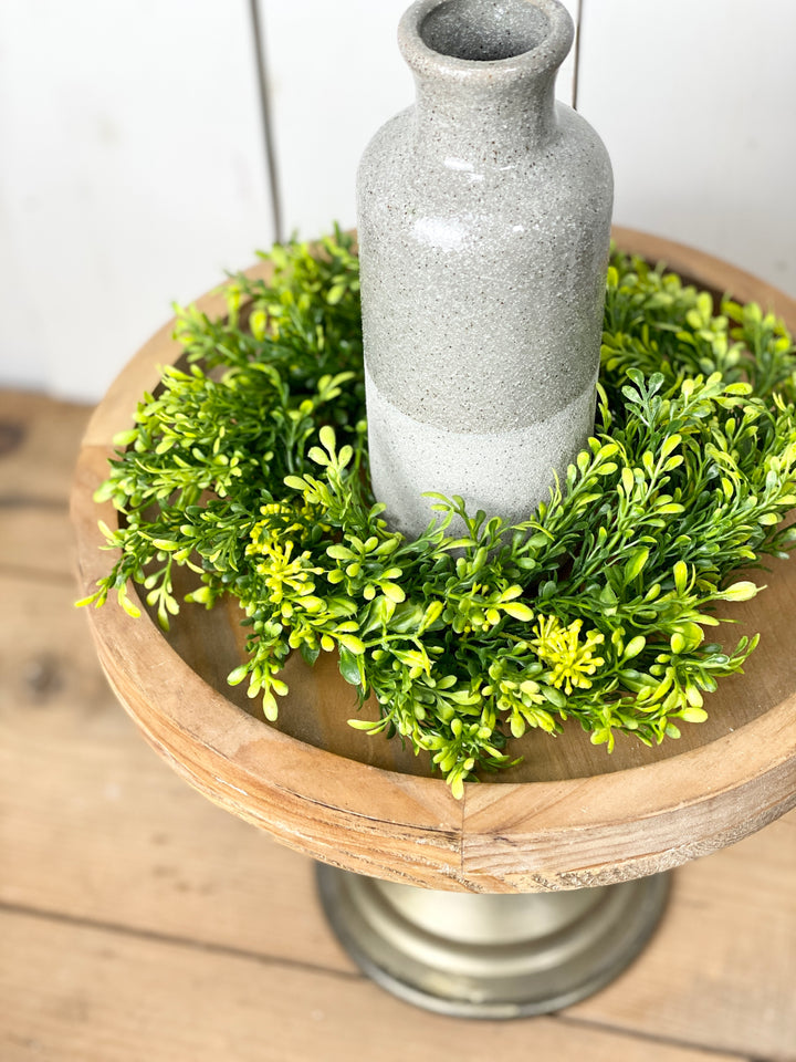 4" Tea Leaf Candle Ring