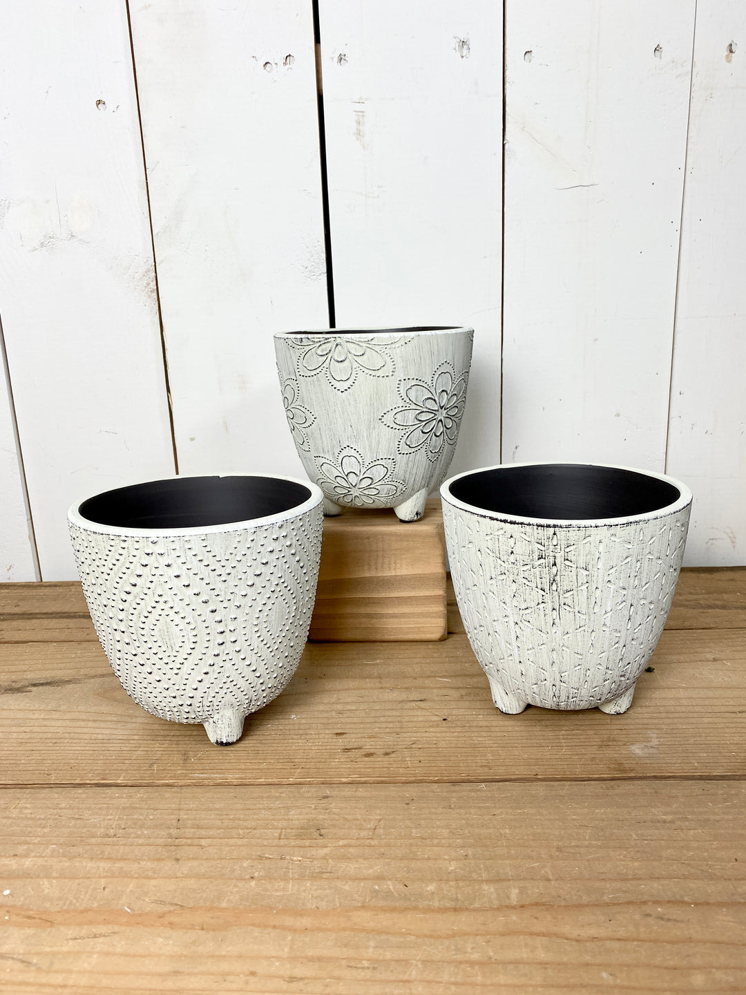 Cream Ceramic Planters