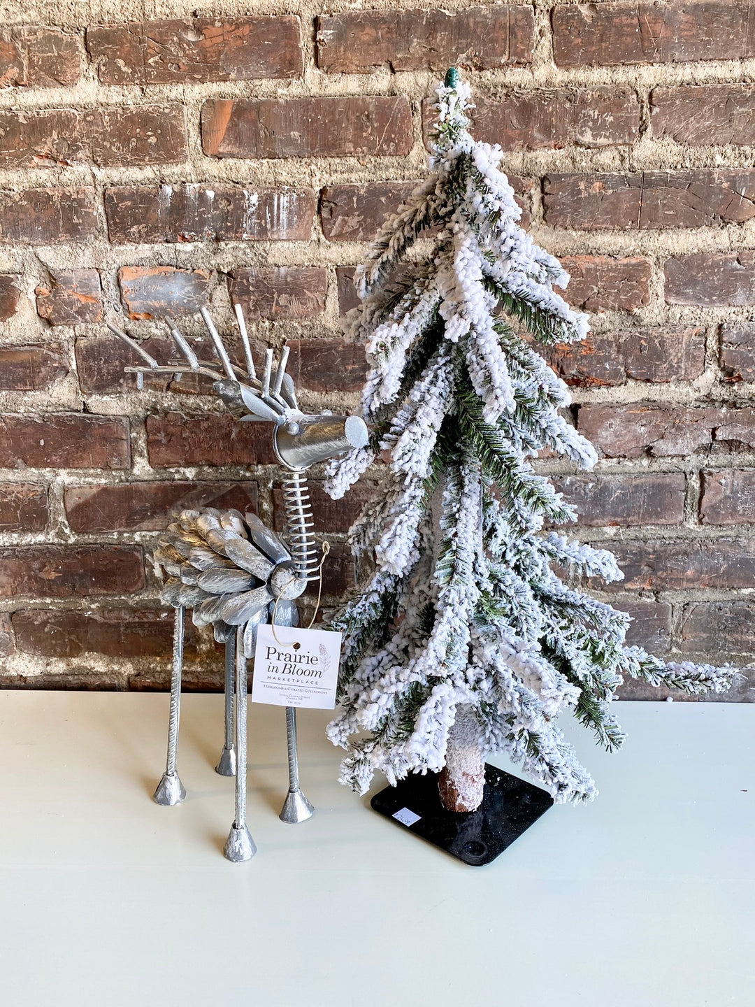 Flocked Alpine Tree
