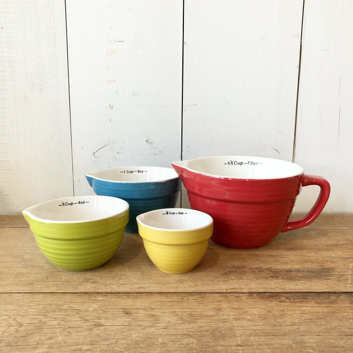 Measuring Cups-Retro Colors, Set of 4 nesting