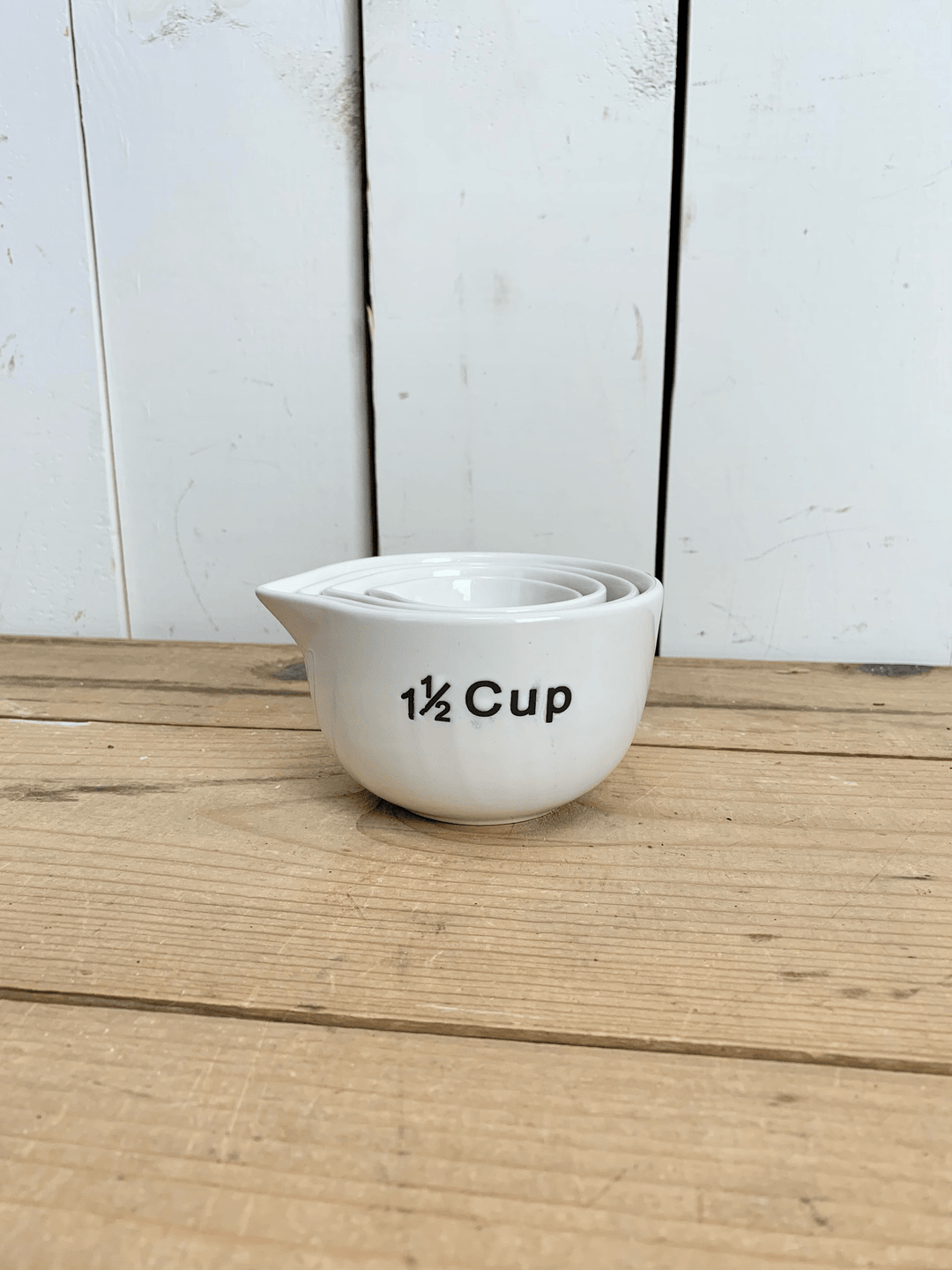 Measuring Cups - White Porcelain