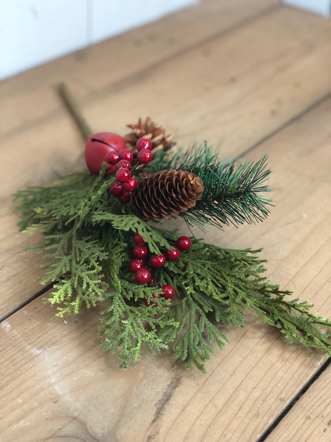 Pine Red Bell Berry Stem