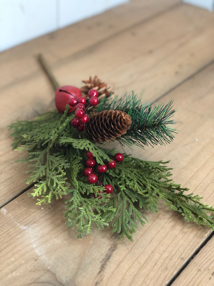 Pine Red Bell Berry Stem