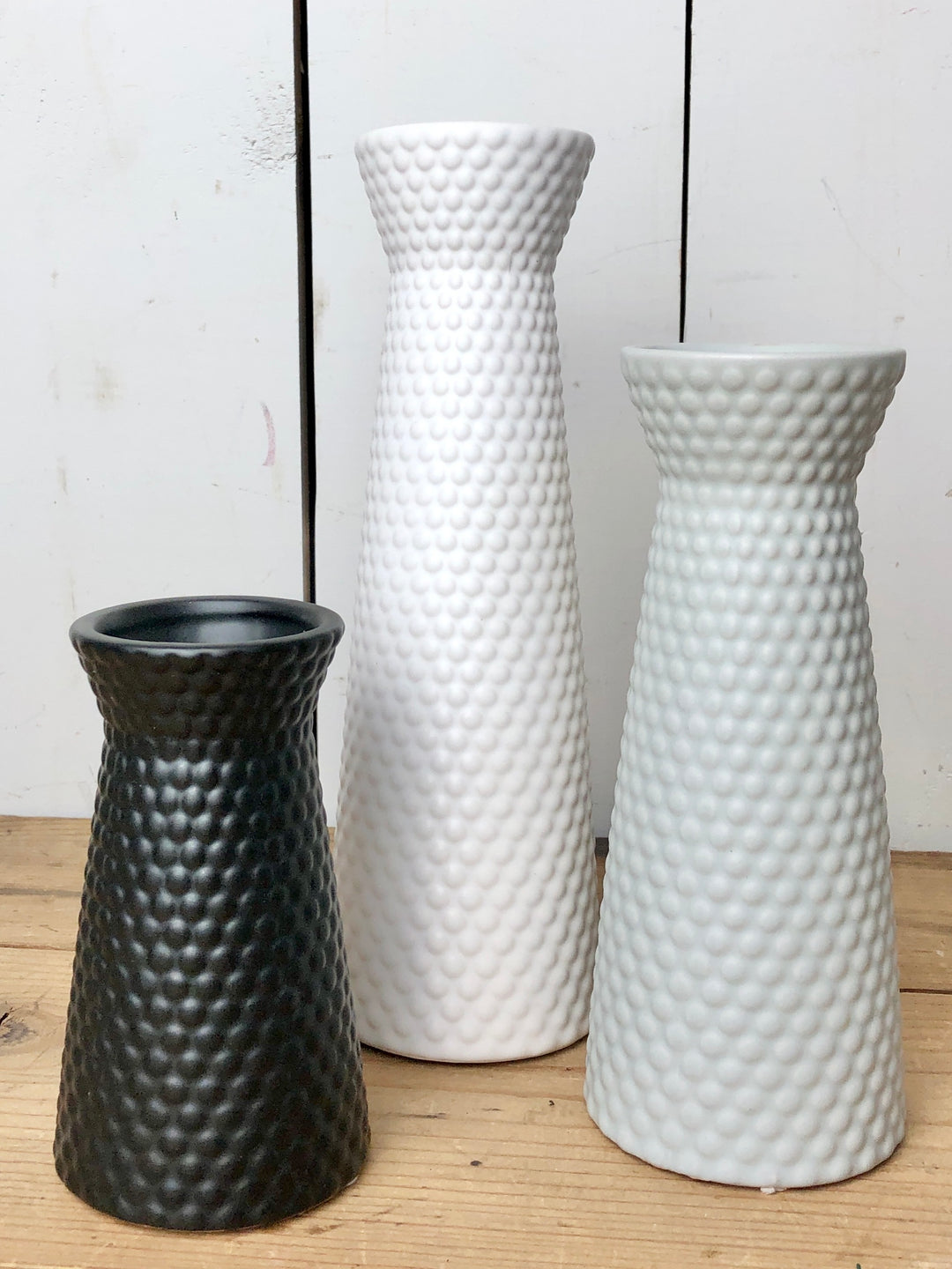 Textured Neutral Vases