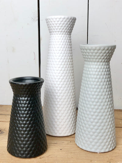 Textured Neutral Vases