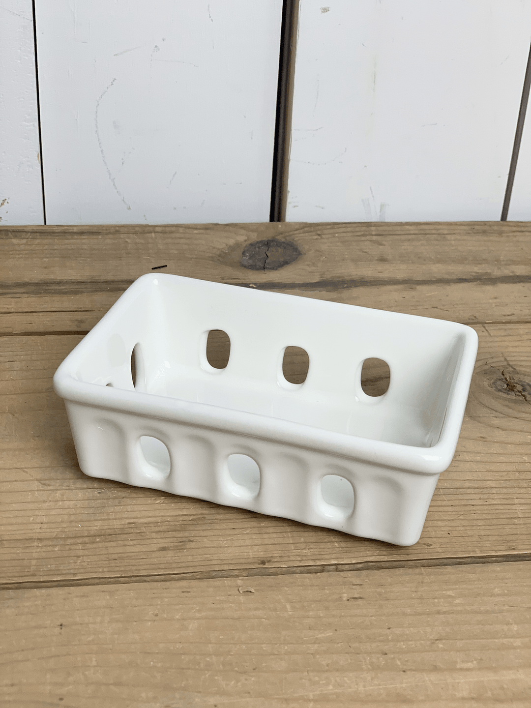 White Soap Dish