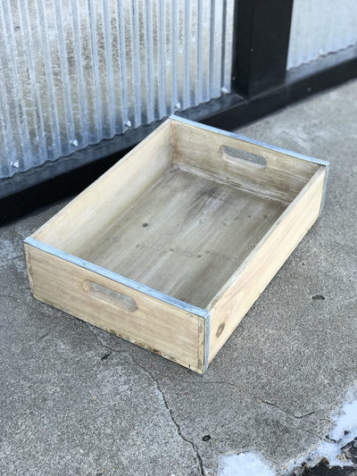 Wooden Crate Tray