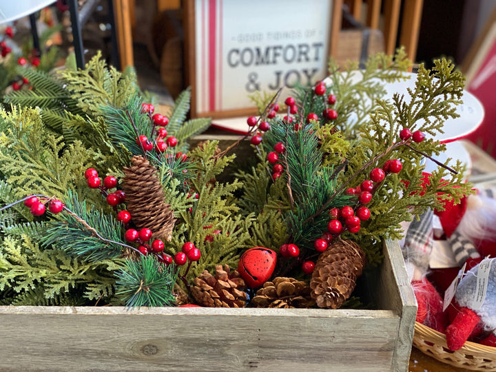 Pine Red Bell Berry Stem