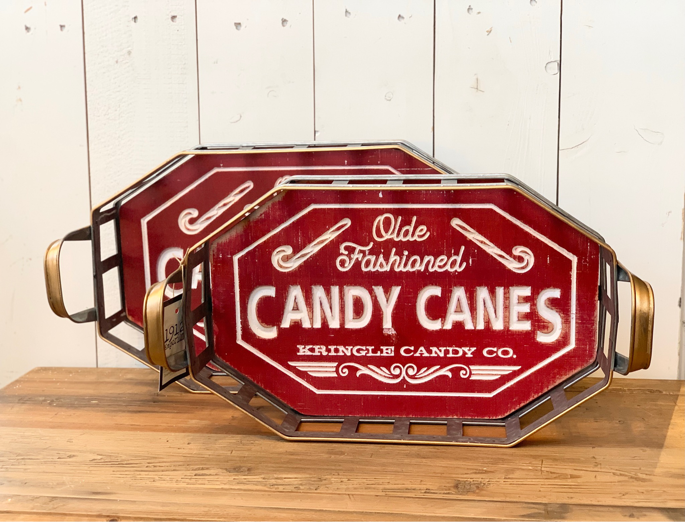 Candy Cane Trays