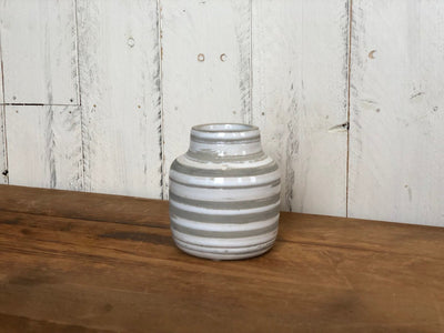 Striped Bottle Vases