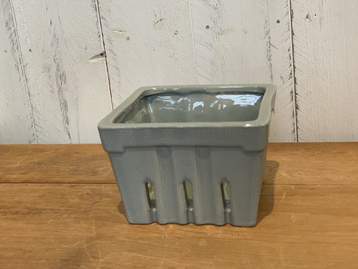 Square Stoneware Berry Baskets