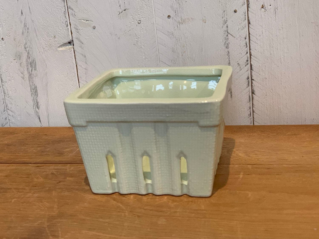 Square Stoneware Berry Baskets