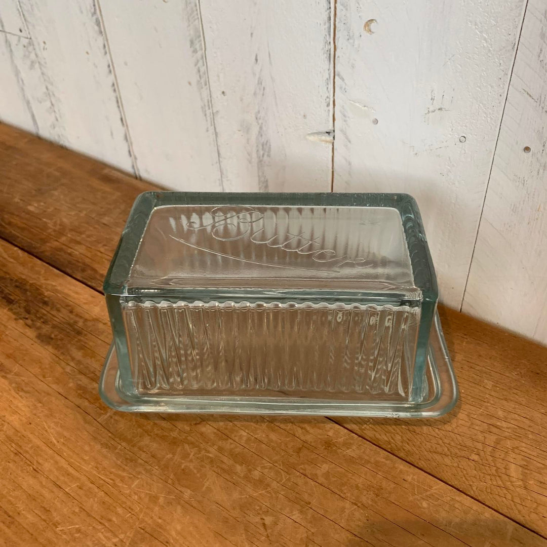 Glass Butter Dish