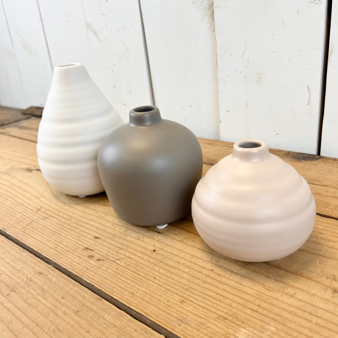 Small Matte Bottle Vases