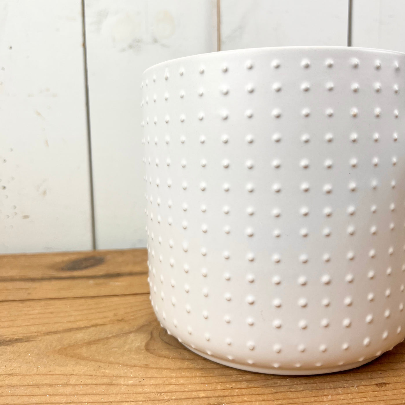 Textured White Pots