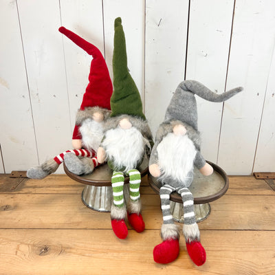Holiday Gnomes with Dangling Legs