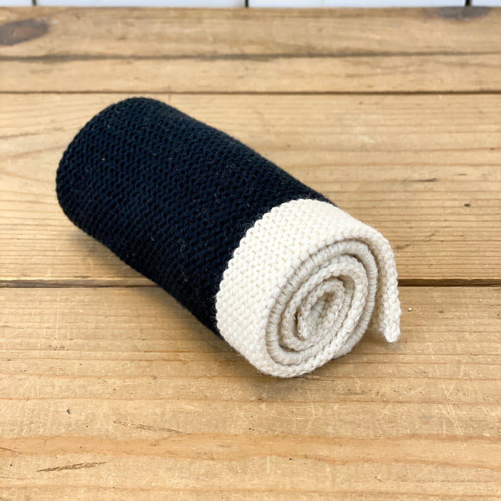 Cotton Dish Cloths/Wash Cloths Black & White