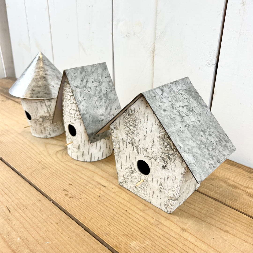 Birch Bird Houses