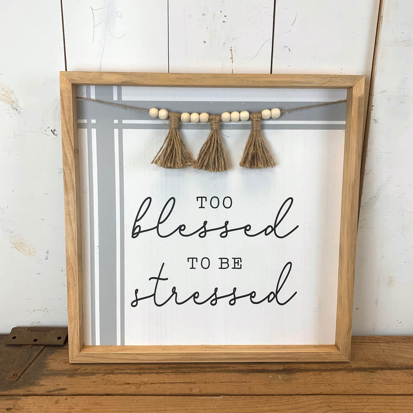 "Too Blessed to be Stressed" - "Throw Kindness around like Confetti" Signage