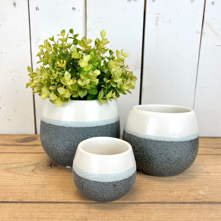 Two-Toned Planter - Set of 3