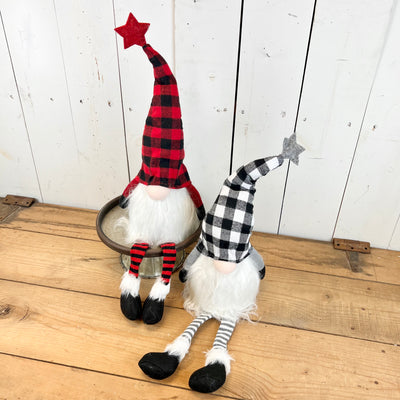 Plaid Lighted Holiday Gnomes