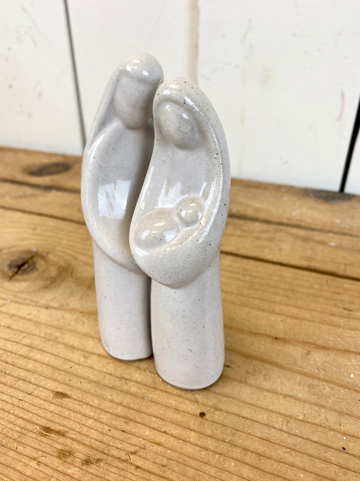 Stoneware Holy Family