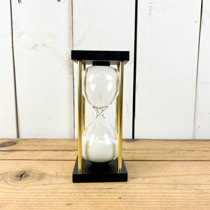 Black and Gold Sand Timer