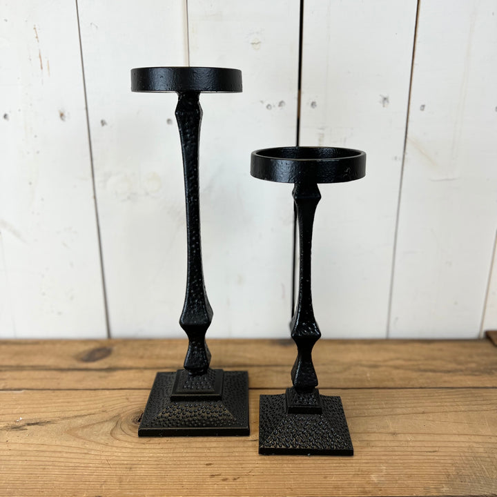 Iron Candle Holder, Set of 2