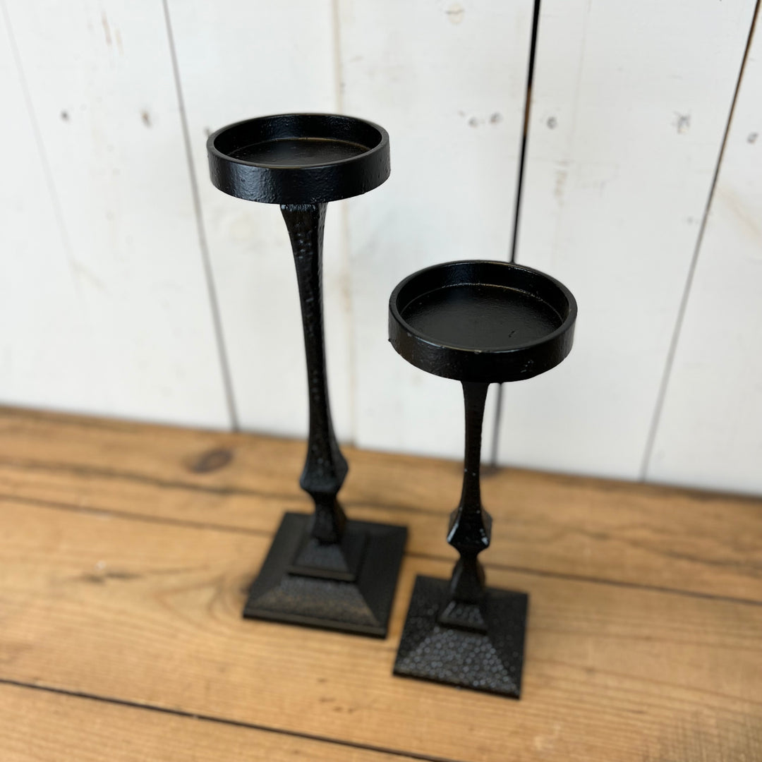 Iron Candle Holder, Set of 2