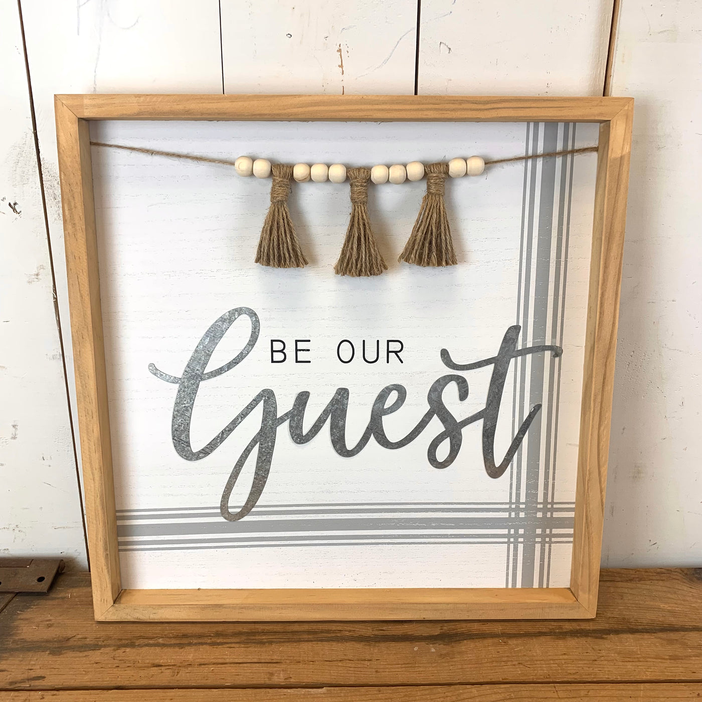 "Be Our Guest" - "Family Makes this House a Home" Signage