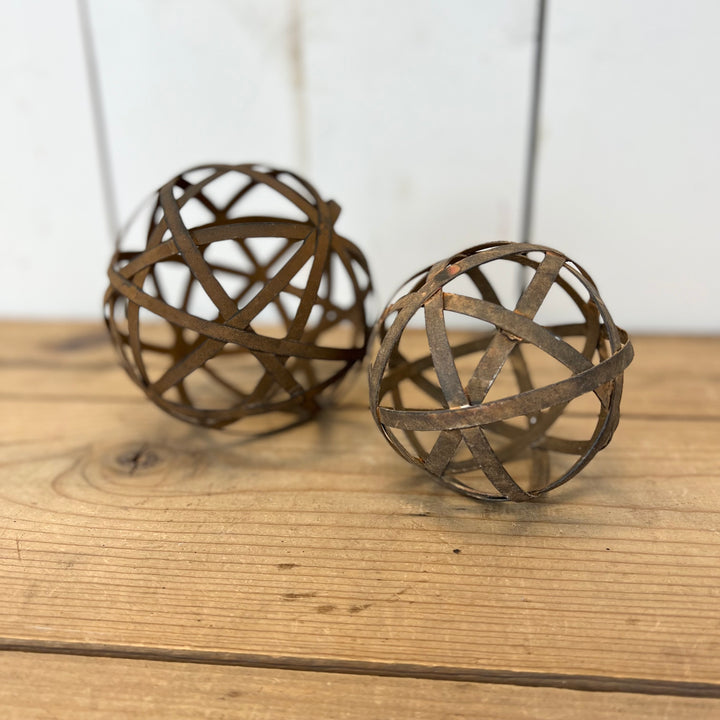 Rust Orbs, Two Sizes Available