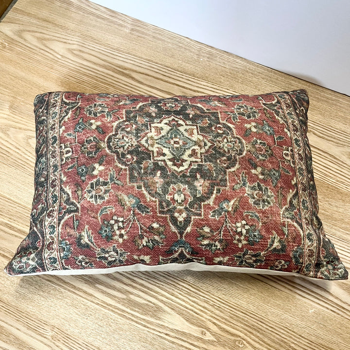 Antique Rug Lumbar Pillow