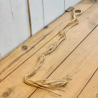 Tan Crisscross Macramé Hanger