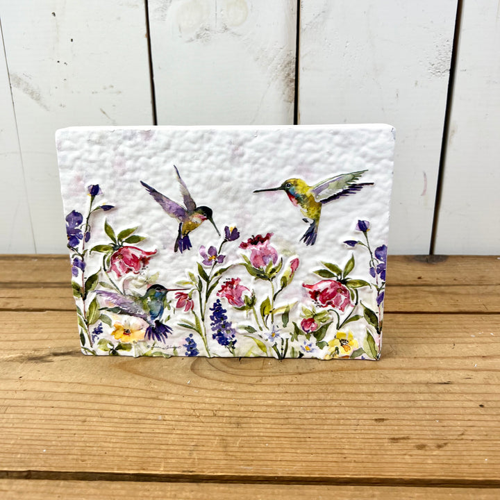 Hummingbird Wildflower Plaques