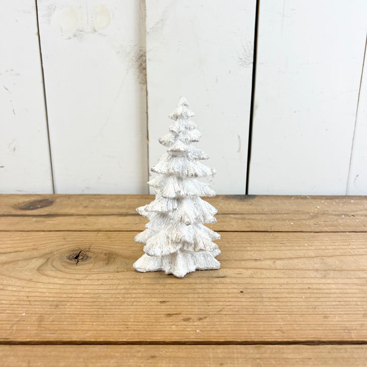White Glitter Trees