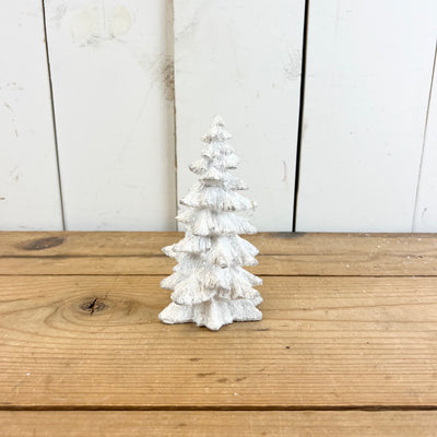 White Glitter Trees