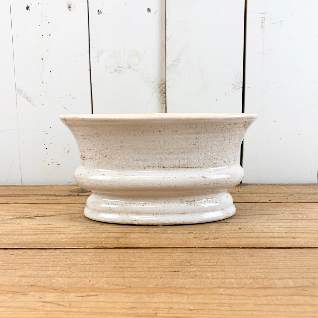 Oval Cream Vase