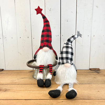 Plaid Lighted Holiday Gnomes