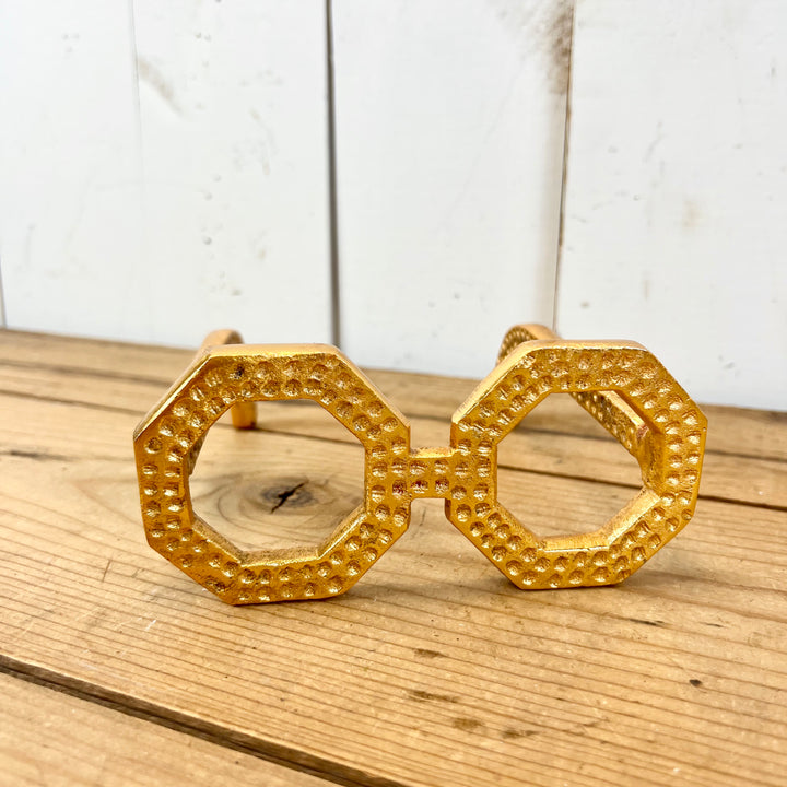 Gold Iron Glasses