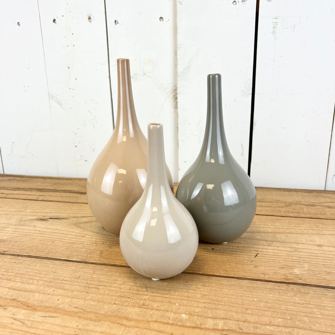 Warm Toned Glossy Vases