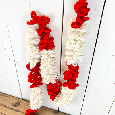 Chunky Yarn Pom Pom Garland