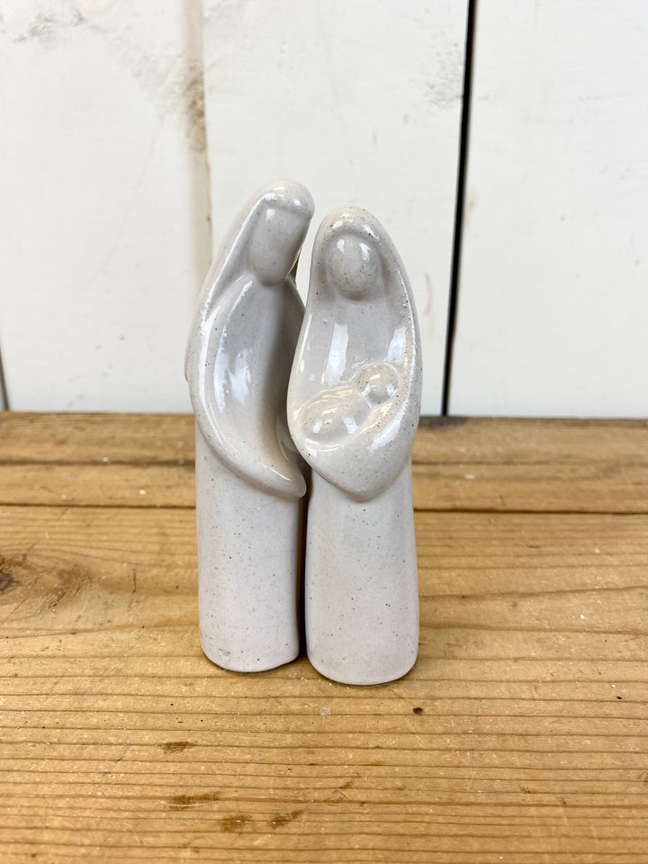 Stoneware Holy Family