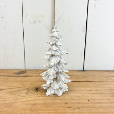 White Glitter Trees