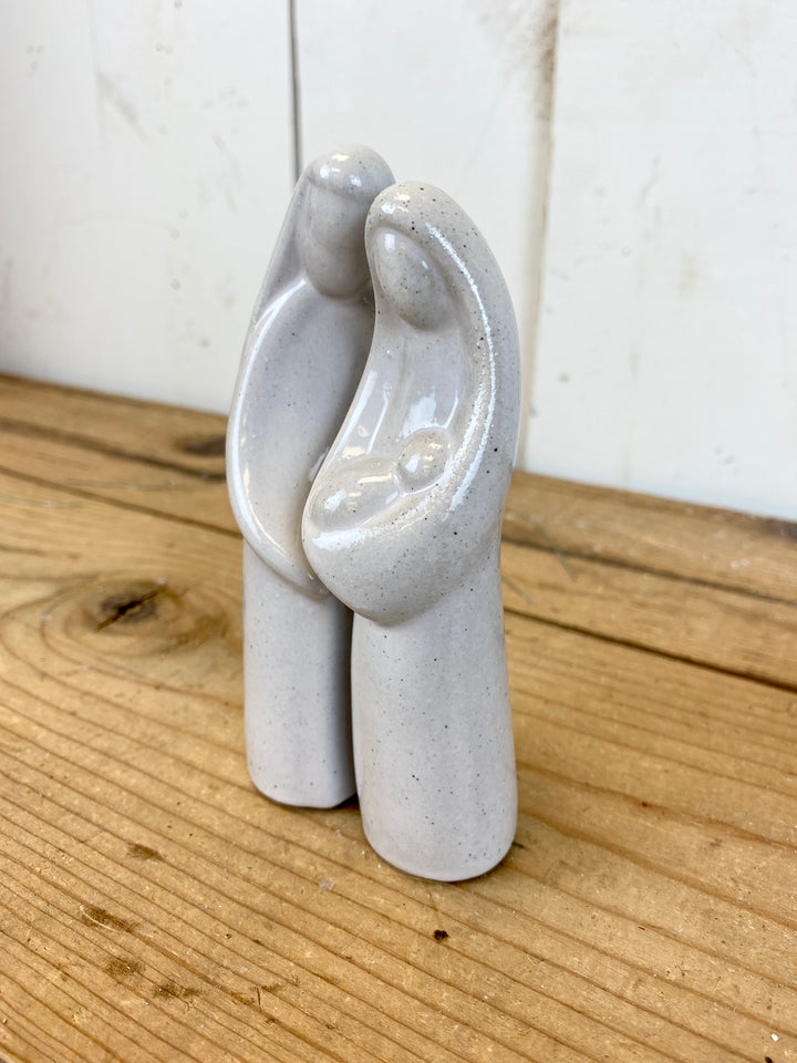 Stoneware Holy Family