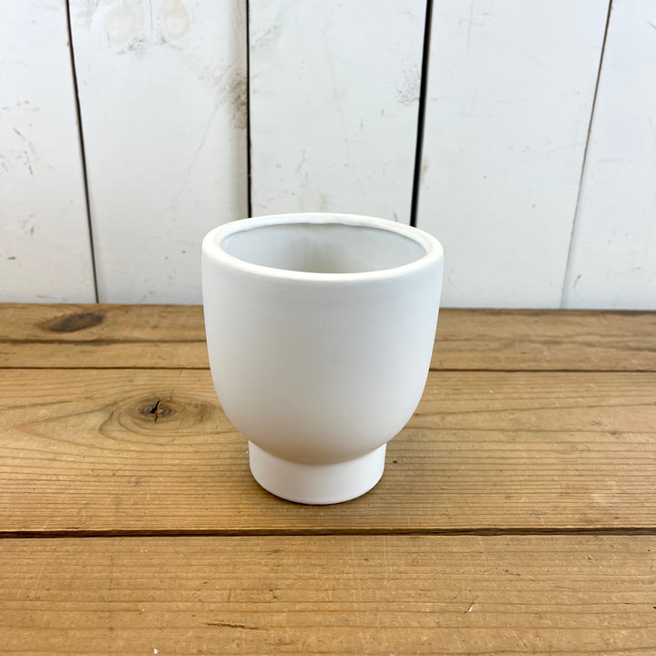 White Tapered Pottery