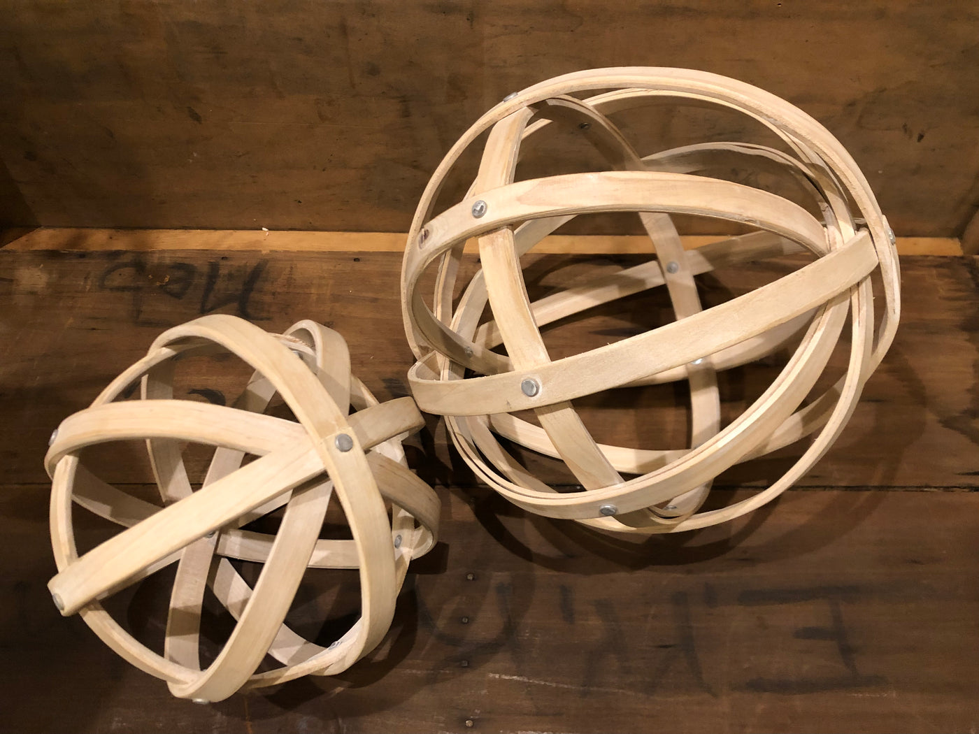 Decorative Wooden Sphere - Two Sizes