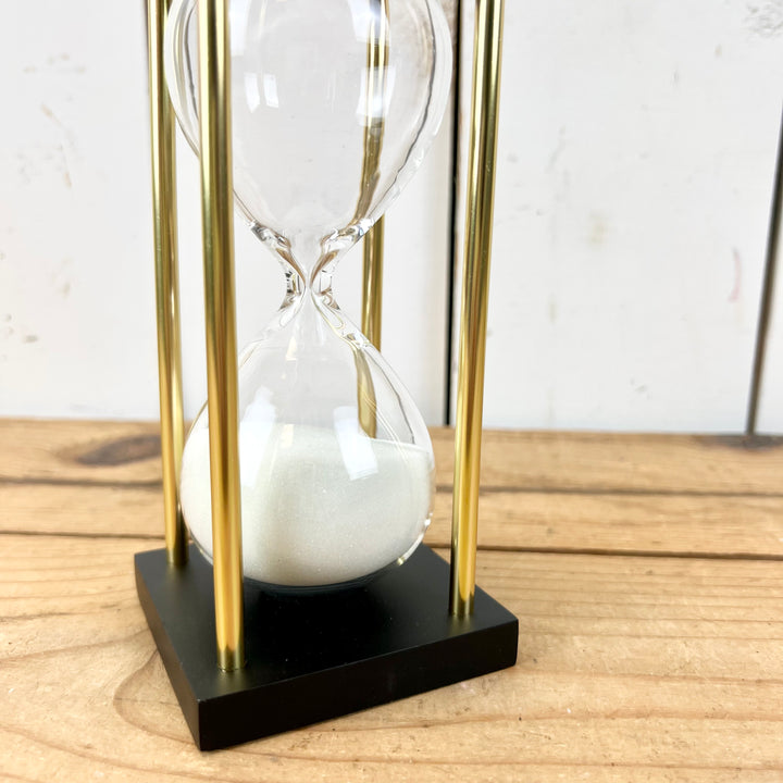 Black and Gold Sand Timer